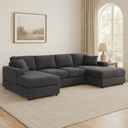 Nolan Beige Fabric 5Pc Double Chaise Sectional Sofa for Small
