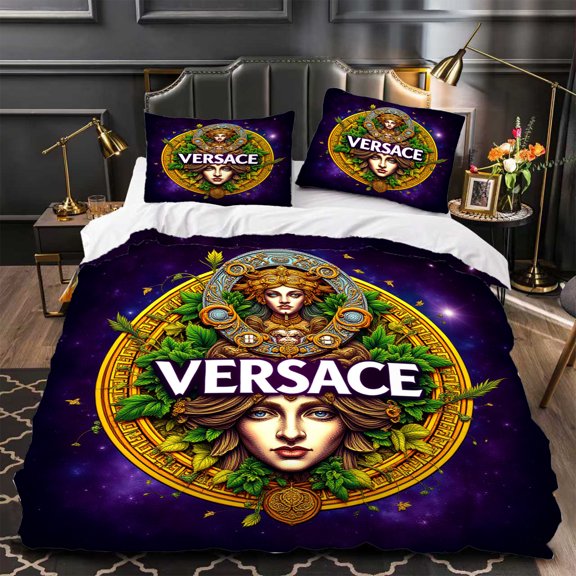 3-Piece Cosmic Duvet Cover Set Celestial Design & Intricate Patterns Modern Bedroom Decor