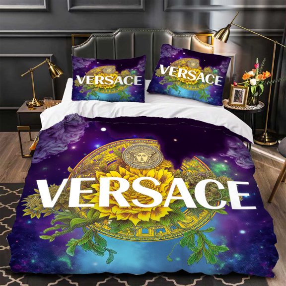 3-Piece Cosmic Duvet Cover Set - Intricate Patterns Bold Design Modern Aesthetic Bedding