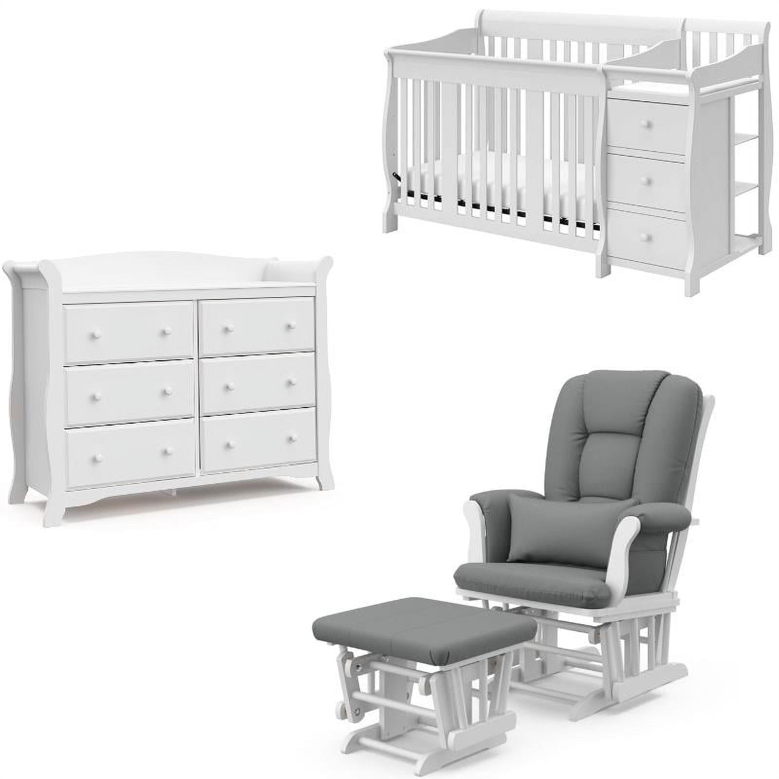 Crib and changing table cheap dresser