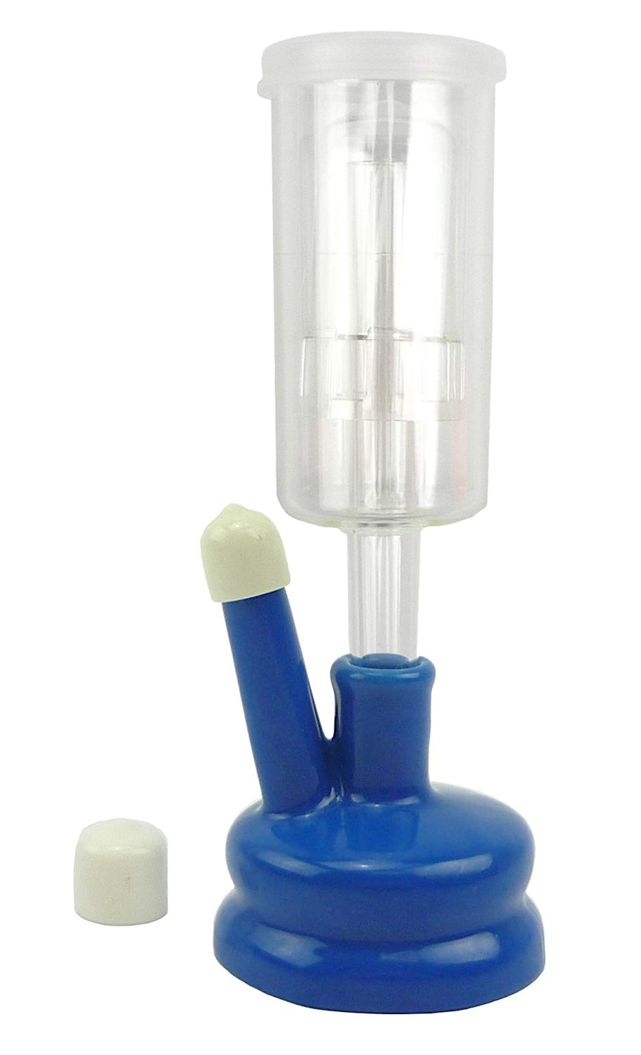 3 Piece Cylinder Airlock with Universal Blue 6.5 Gallon Carboy Cap