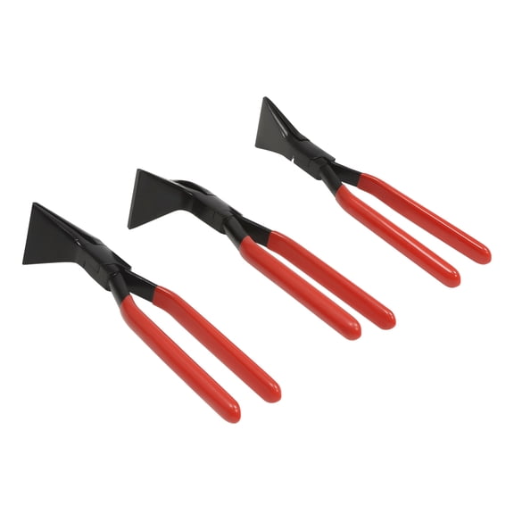 3-Piece Dent Removal Tool Set with Straight, 45° and 90° Pliers, Made of Durable Carbon Steel, Lightweight and Portable for Easy Use