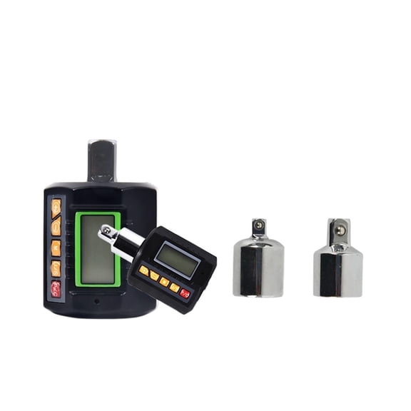 3-Piece Digital Torque Meter Display Head For Bike Car Repair Bicycle Wrench Tester With Adapter 3-200N.m