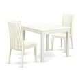 thumbnail image 1 of 3 Piece Dinette Table Set, Linen White, 1 of 1