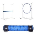 thumbnail image 1 of 3 Piece Dog Agility Equipment Set | Agility Jump | Tire Jump | 10’ Tunnel with Sandbags, 1 of 9