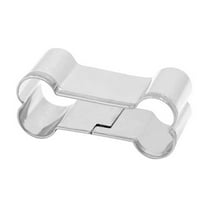 3-Piece Dog Bone Cookie Cutters Set, Dog Treats Cutters, Stainless Steel Dog Bone Cookie Cutter for Cookie Baking, Sandwiches, Biscuits, Fruit, Vegetable