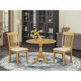thumbnail image 1 of 3 Piece Dublin Dining Table Set - Oak, 1 of 1