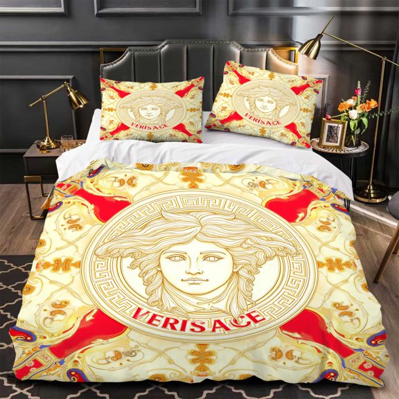 3-Piece Duvet Cover Set - Bold Intricate Classical Patterns Modern Elegance for Your Bedroom