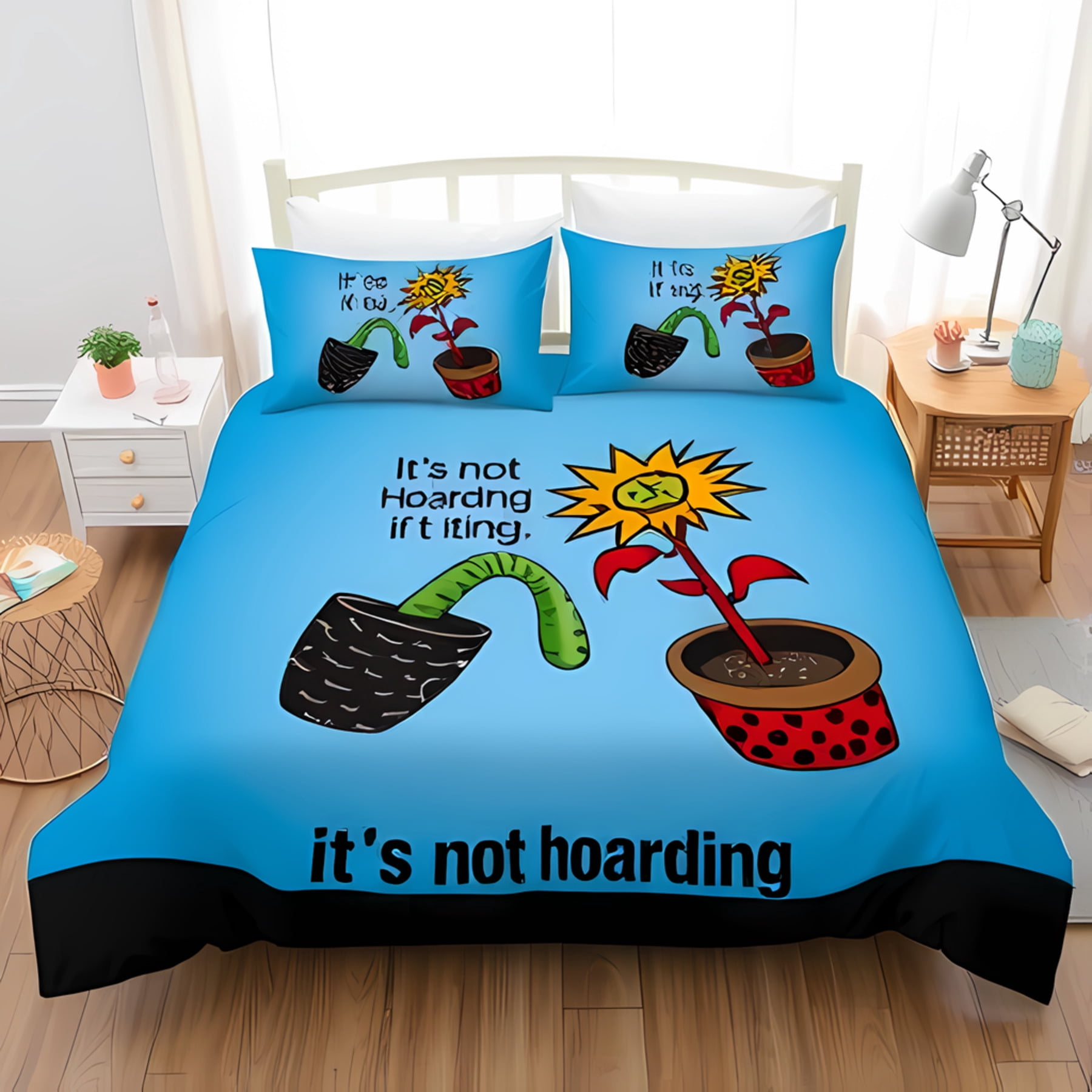 Pages and Blooms Duvet Cover Set NCU0PTT322
