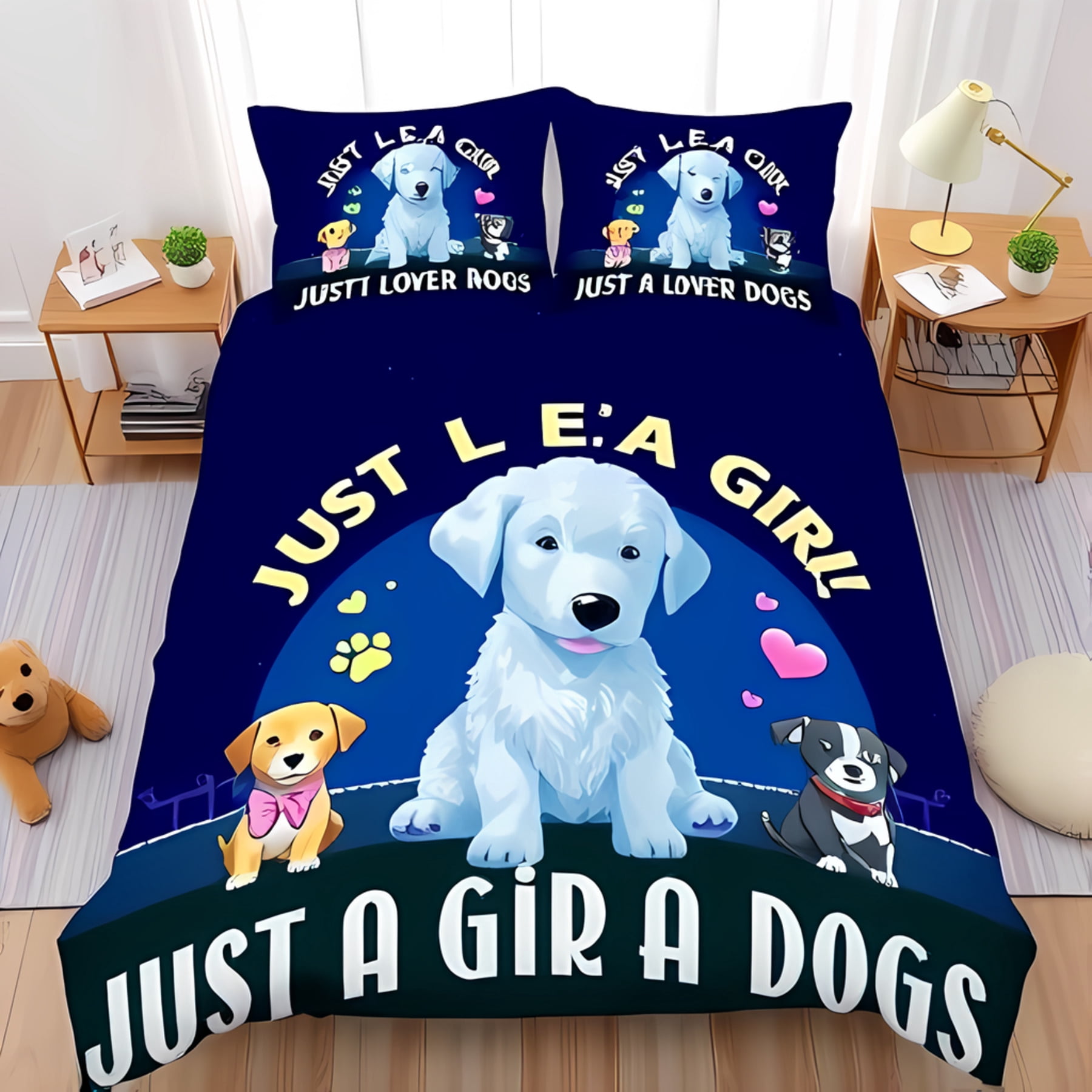 Doggone Cute WN0807036CL Duvet Cover Set