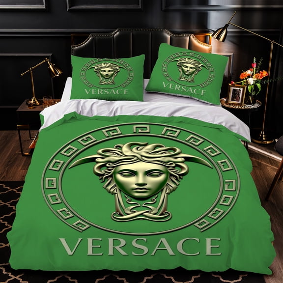 3-Piece Duvet Cover Set & Greek Key Pattern - Luxurious Bedding for Modern Bedrooms