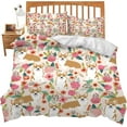 thumbnail image 1 of 3 Piece Duvet Cover Set - Includes 1 Duvet Cover & 2 Pillowcases for Queen King Bedding, 1 of 6