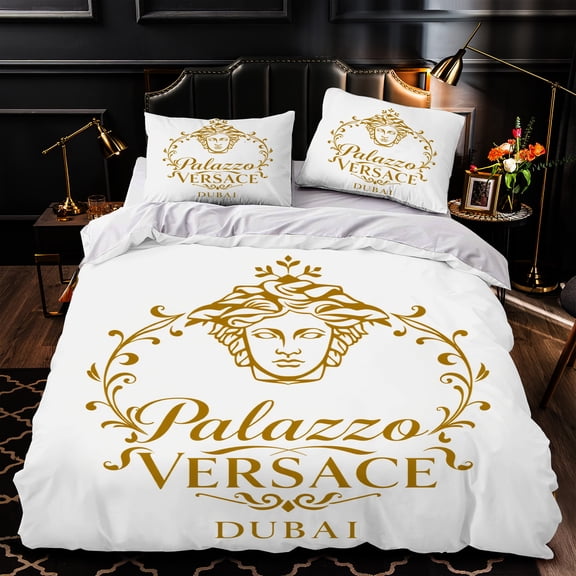 3-Piece Duvet Cover Set - Luxurious White Bedspread & Matching Pillows - Elegant Modern Design for Stylish Bedrooms