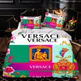 thumbnail image 1 of 3-Piece Duvet Cover Set - Vibrant Floral Pattern with Central Luxurious Bedding for Elegant Bedrooms, 1 of 4