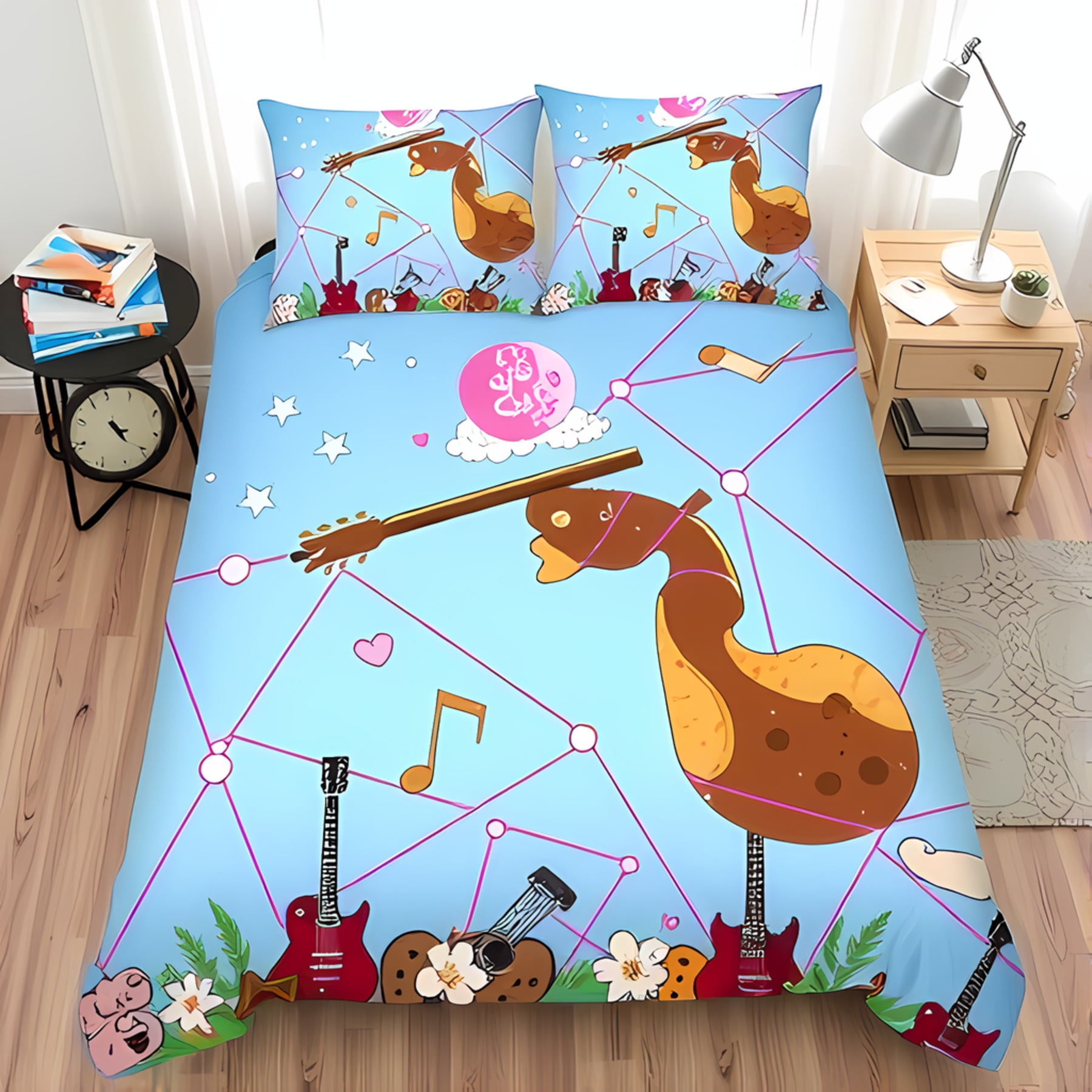 Sea Wave Guitar WP2605026CL Duvet Cover Set