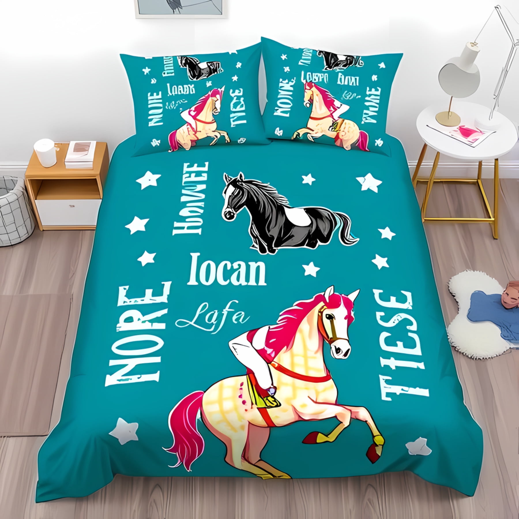 Gorgeous Horse WJ1005015CL Duvet Cover Set main image 1
