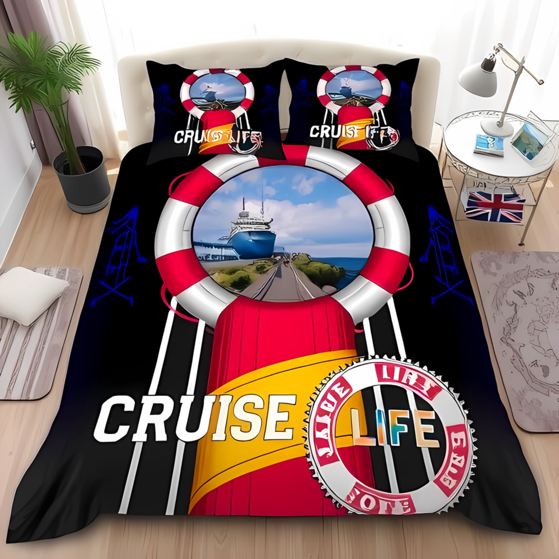 USVI Three Piece Duvet Cover Set main image 0