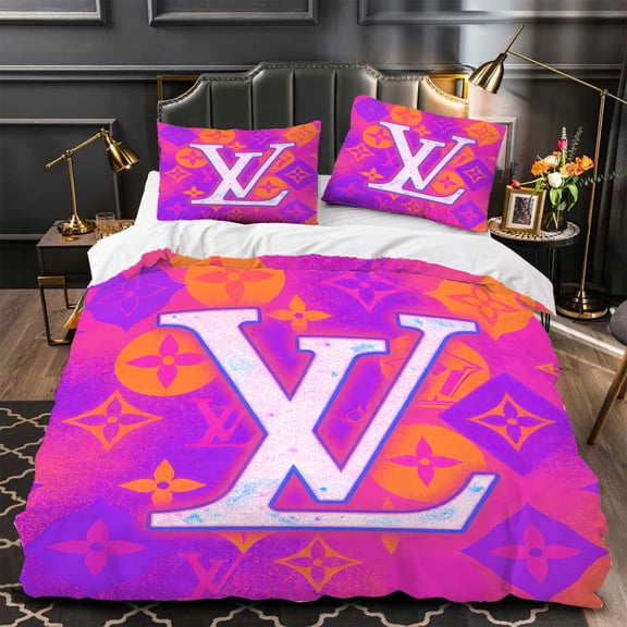 3-Piece Duvet Cover Set with Vibrant Design on Abstract Background Matching Pillows Modern Style for Chic Bedrooms