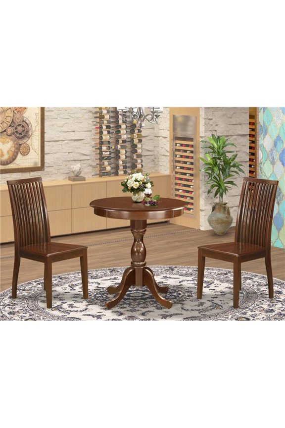 3 Piece Eden Dining Room Set - Mahogany