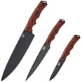 thumbnail image 1 of 3 Piece Essential Chef Knife Set // Orange, 1 of 6