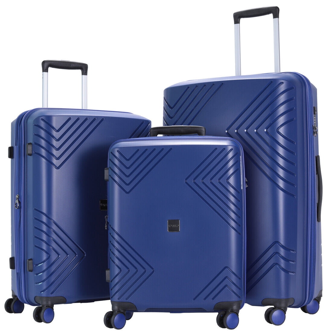 3Piece Expandable Hard Luggage Sets ,20" 24" 28" Large Capacity Travel