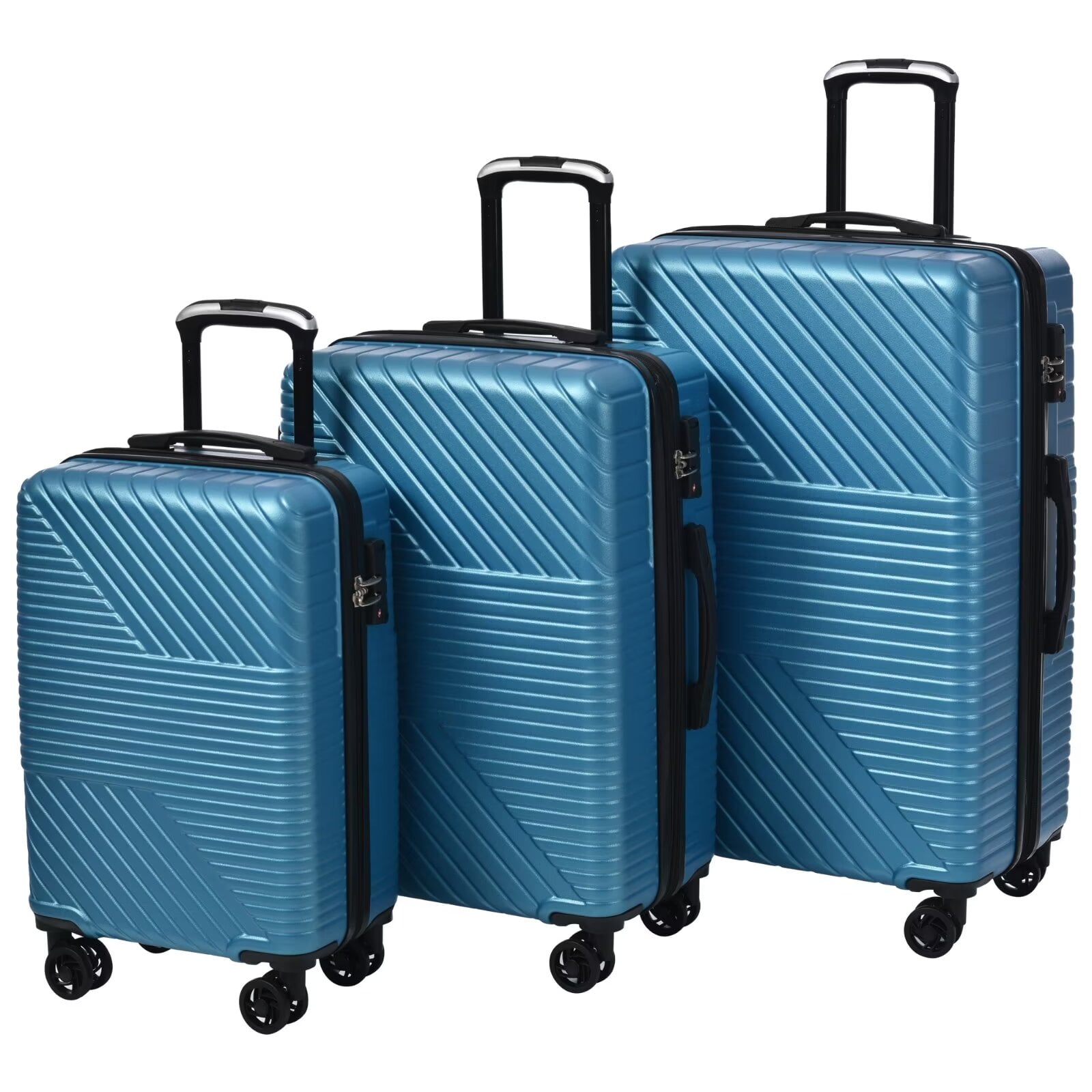 3 Piece Expandable Hardshell Luggage Sets, 20/24/28inch Lightweight