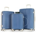 3 Piece Expandable Luggage Set with USB Port, 20/24/28 Inch PP