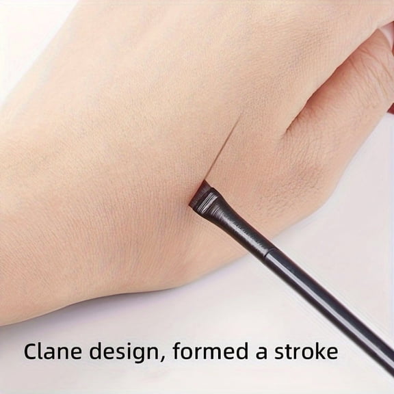 3-Piece Eyeliner Brush Set Ultra Fine Precision Synthetic Makeup Brushes with Ergonomic Handle, Professional Beauty Tools for Eyeliner Application, Eyebrow Shaping, Brow Detailing & Lash Makeup