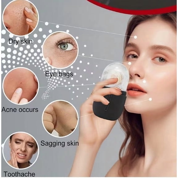 3-Piece Facial Massage Tools Set: Roller, Ice Stick, Gua Sha Board
