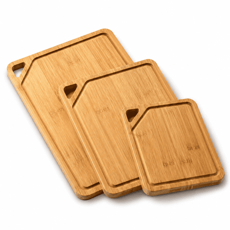 3-Piece Family Set Board Set With Beeswax Coating, S M L Sizes