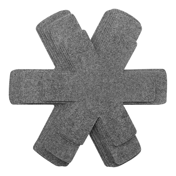 3 Piece Felt Protective Pads For Pots And Pans, Heat Resistant Separators To Prevent Scratches, 3 Separate Kitchen Tools For Everyday Use