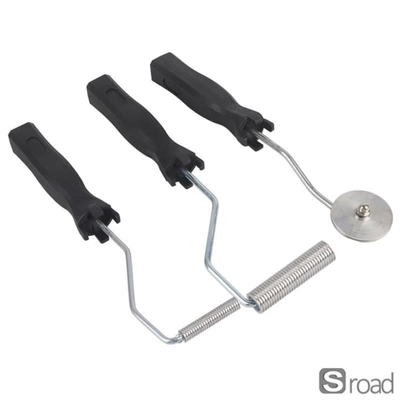 3-Piece Fiberglass Laminating Roller Kit - Aluminum Alloy Bubble Roller Tool Set For FRP, Composite Work, Resin Application, And Air Bubble Removal (Sawtooth Rollers)