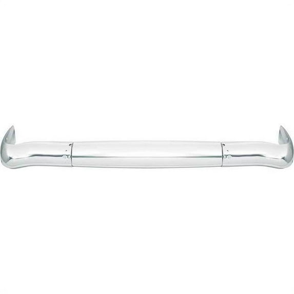 3 Piece Front Bumper Set for 1955 Chevy Bel Air, Chrome