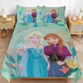 3 Piece Frozen Bedding Sets Twin Size Duvet Cover set 1 Duvet Cover 2