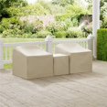 thumbnail image 1 of 3 Piece Furniture Cover Set With Two Arm Chairs & End Table - Tan, 1 of 1