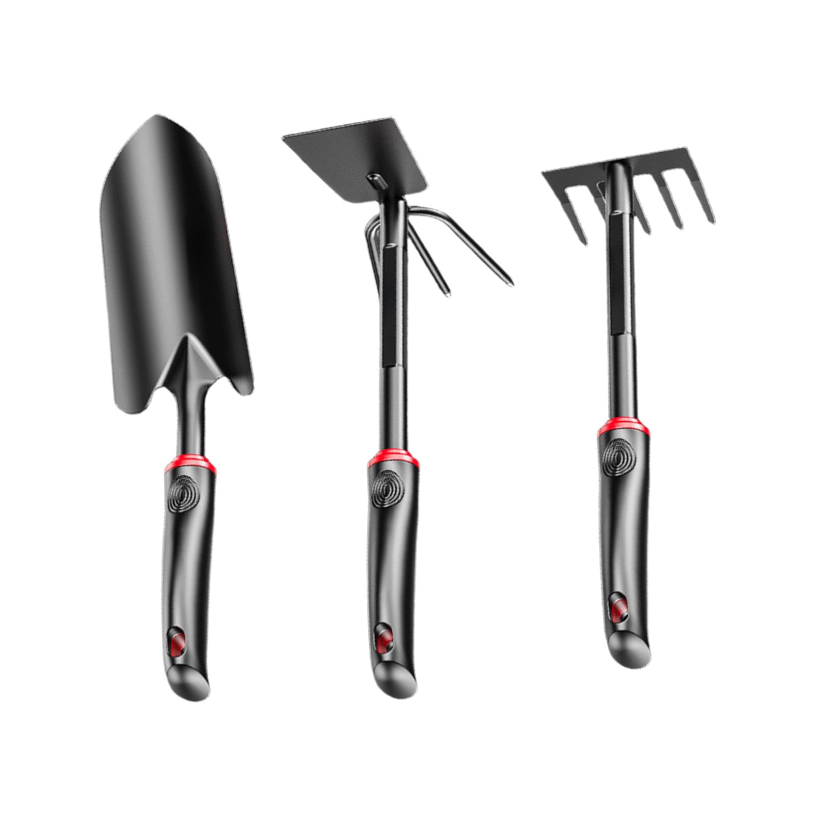 3-Piece Garden Tool Set Includes Shovel Rake And Hoe For Digging ...