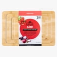 thumbnail image 1 of 3 Piece Ginsu Bamboo Cutting Board Chopping Board Set, 1 of 2