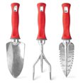 3Piece Hand Tool Combo Set Trowel, Transplanter and Cultivator