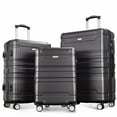 thumbnail image 1 of 3 Piece Hardshell Luggage Set, Expandable Suitcase Sets with Spinner Wheels and TSA Lock, 1 of 1