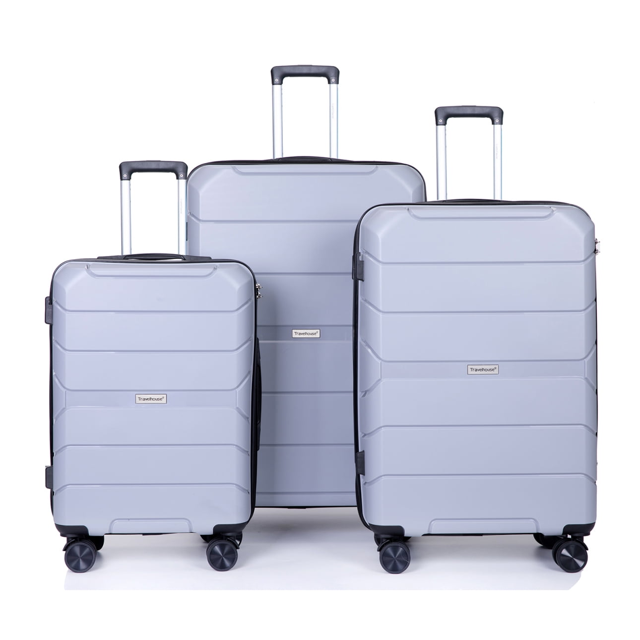 3Piece Hardshell Suitcase Set, Travel Luggage Set with TSA Lock and