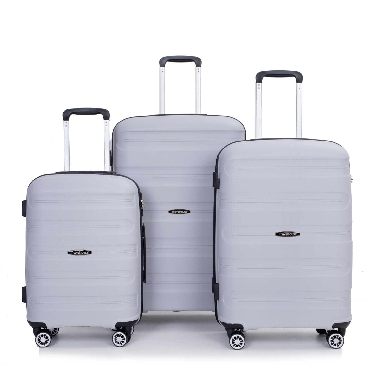 NaSaDen Luggage Sets With Spinner Wheels Checked And