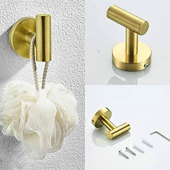 3-Piece Hardware Set - Scratch-Resistant & Easy Clean - Bathroom Install - Hidden Mounting Screws