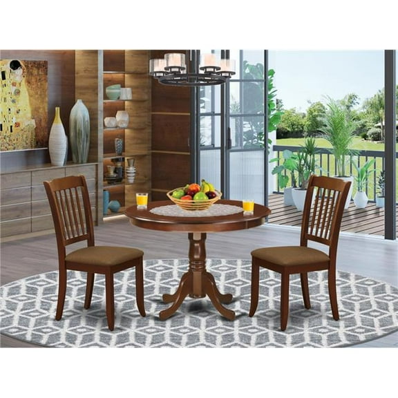 3 Piece Hartland Dinette Set - Mahogany