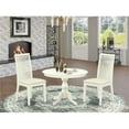 thumbnail image 1 of 3 Piece Hartland Kitchen Dining Table Set - Linen White, 1 of 1