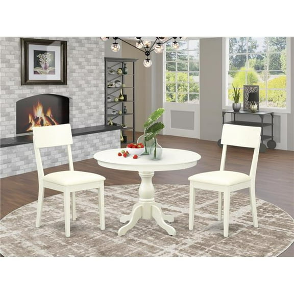 3 Piece Hartland Kitchen Furniture Set - Linen White