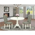thumbnail image 1 of 3 Piece Hartland Table & Chairs Dining Set - Smoke & Linen White, 1 of 1