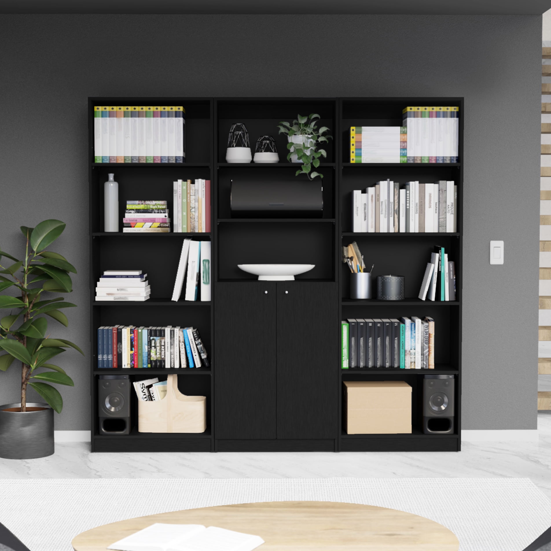 3 Piece Home Bookcase , 74