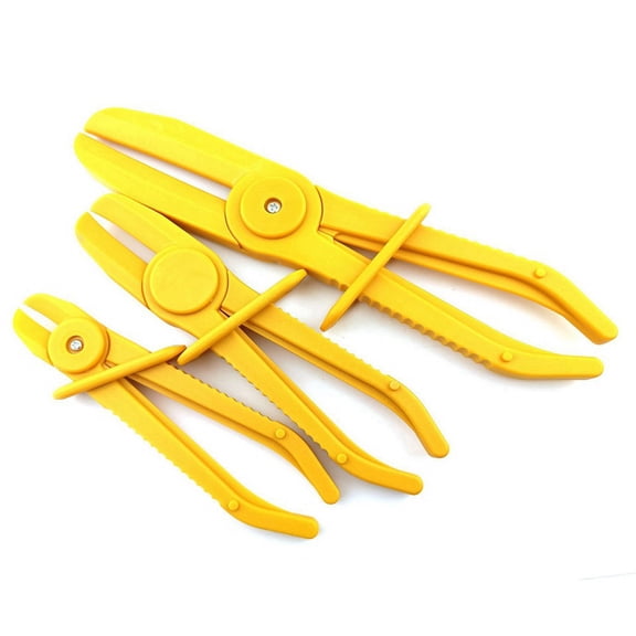 3-Piece Hose Clamp, Cut- Clamp, Sealing Clamp, Special Clamp for Auto Repair, Auto Tubing Clamp Tool