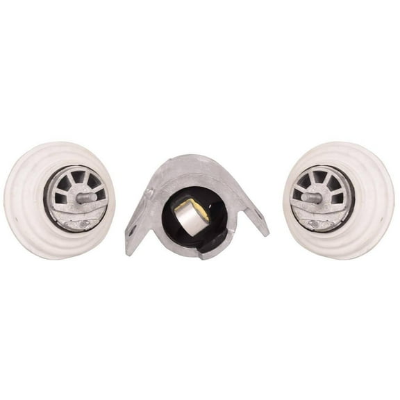 3-Piece Hydraulic Engine and Transmission Mount - Left, Right, and Rear Placement