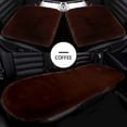 thumbnail image 1 of 3-Piece Imitation Fur Car Seat Cover Set Non-Slip Bottom Warmth Comfort Driving - Breathable Material Easy Installation(E), 1 of 1